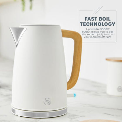 Swan Fjord 1.7L Jug Kettle White