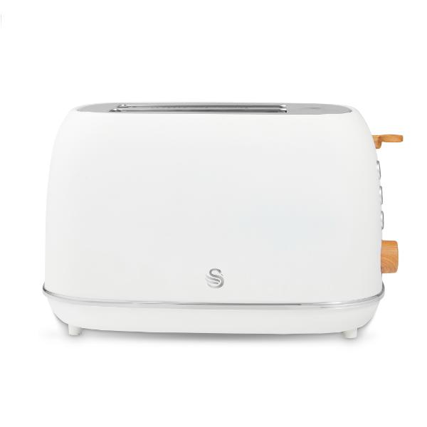 Swan Fjord 800W 2 Slice Toaster White