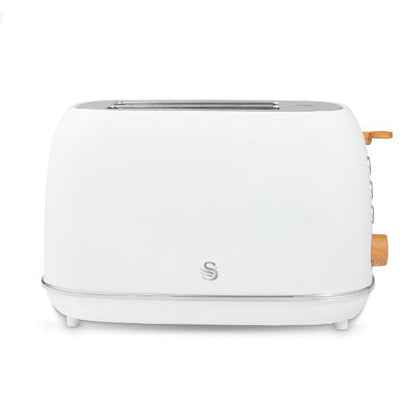 Swan Fjord 800W 2 Slice Toaster White