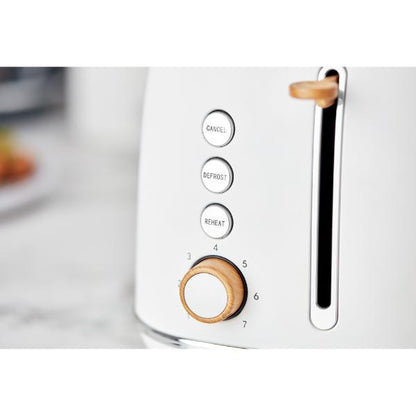Swan Fjord 800W 2 Slice Toaster White