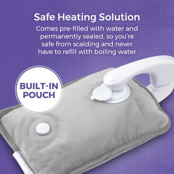 Carmen Rechargable Hot Water Bottle Grey