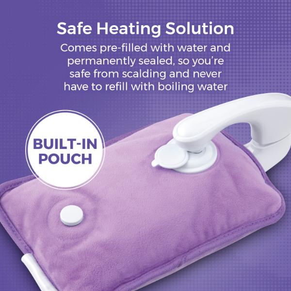Carmen Rechargable Hot Water Bottle Lilac
