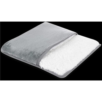 Carmen Heated Foot Warmer Ultra Plush Grey