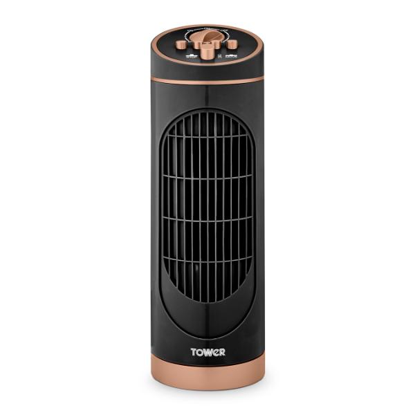 Tower Cavaletto 14" Mini Tower Fan Black