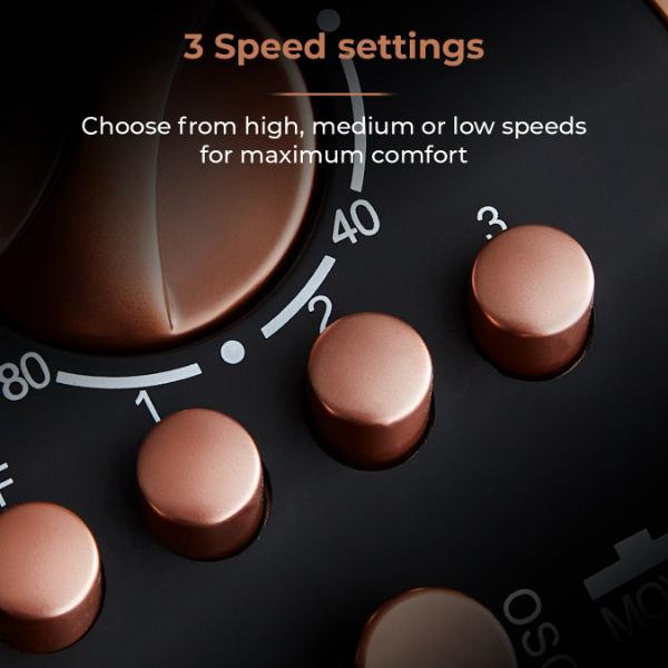 Tower Cavaletto 14" Mini Tower Fan Black