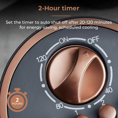 Tower Cavaletto 14" Mini Tower Fan Grey