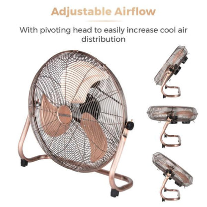 Tower 18" Velocity Floor Fan Copper