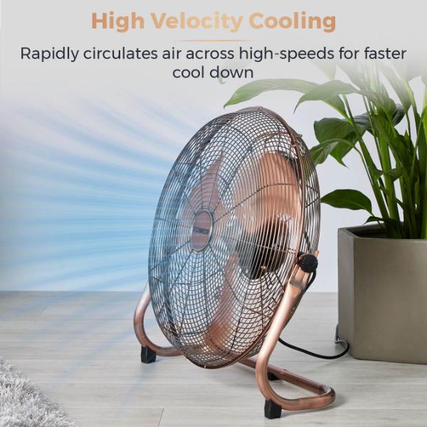 Tower 18" Velocity Floor Fan Copper