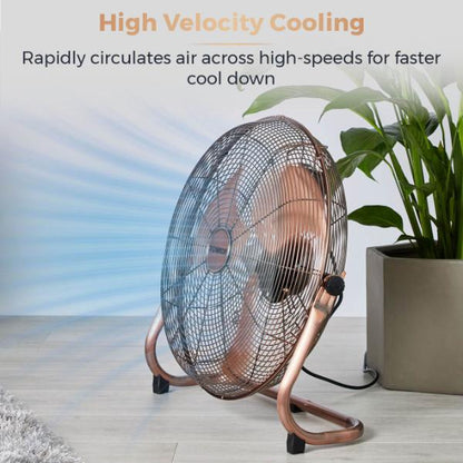 Tower 18" Velocity Floor Fan Copper
