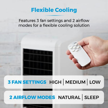 Tower 6L Compact Air Cooler White