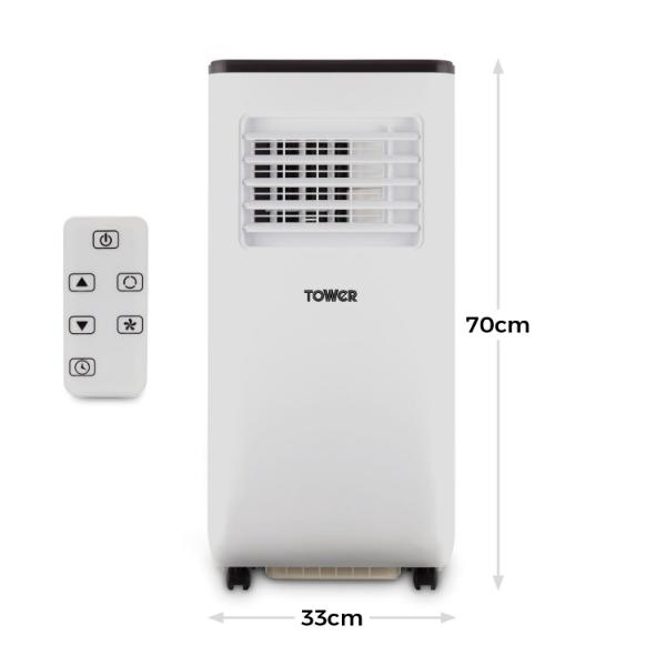 Tower 5000BTU 3-in-1 Air Conditioner White