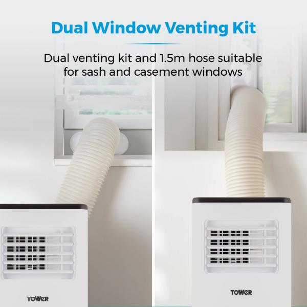 Tower 5000BTU 3-in-1 Air Conditioner White