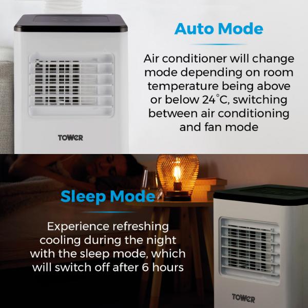 Tower 5000BTU 3-in-1 Air Conditioner White