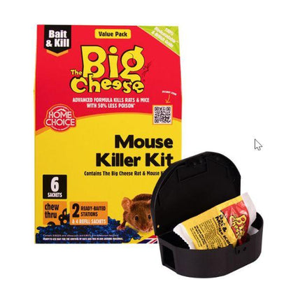 Big Cheese Mouse Killer Kit Grain Bait