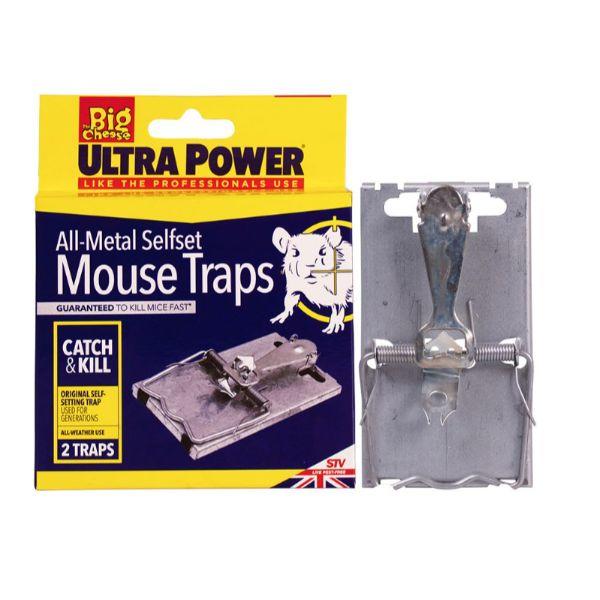 Big Cheese Ultra Power All-Metal Self set Mouse Trap