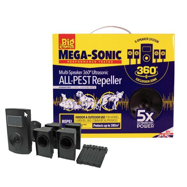 Big Cheese Mega-Sonic Multi-Speaker Ultrasonic All-Pest Repe