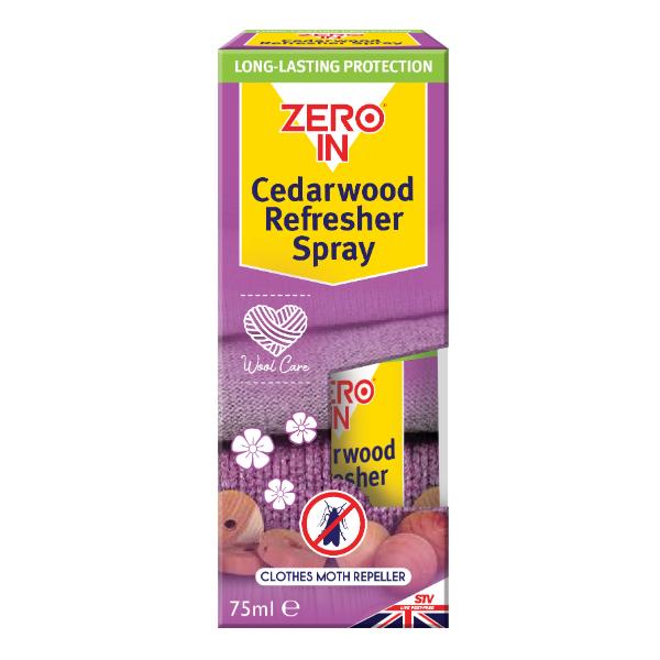 Zero In Cedarwood Refresher Spray 75ml
