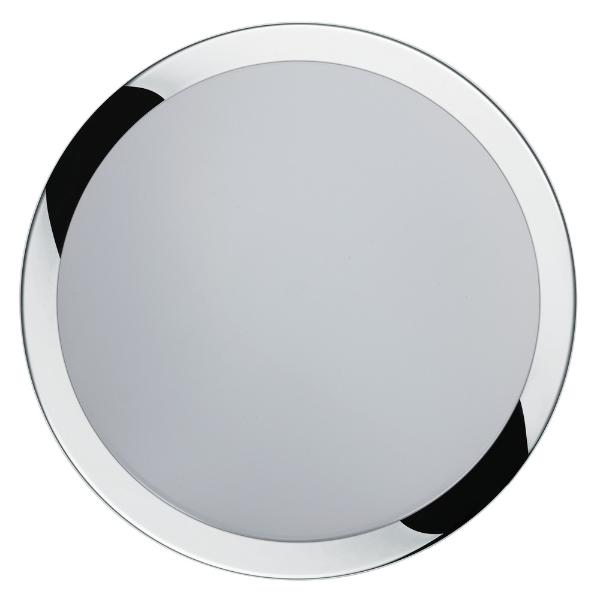 Luceco Decorative Indoor Bulkhead 280mm Diameter 1800 Lumens 17 Watt 4000k White &amp; Chrome Bezel