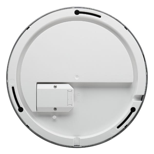 Luceco Decorative Indoor Bulkhead 280mm Diameter 1800 Lumens 17 Watt 4000k White &amp; Chrome Bezel