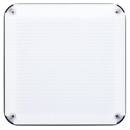 Luceco Mosi Square Black Bulkhead IP65 190mm Diameter 735 Lumens