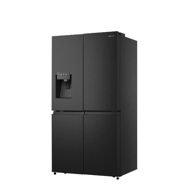 Hisense RQ760N4SBFE 92cm 584L PureFlat Cross-Door Smart Fridge Freezer E Rated| Black