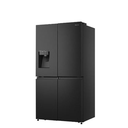 Hisense RQ760N4SBFE 92cm 584L PureFlat Cross-Door Smart Fridge Freezer E Rated| Black