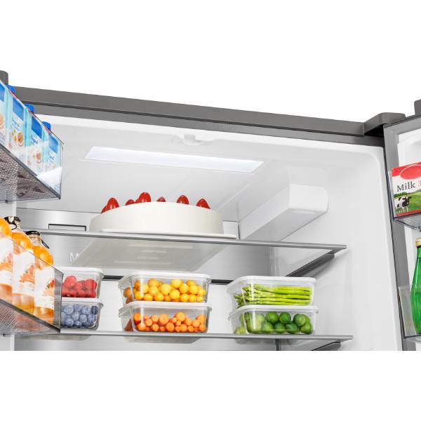 Hisense RF815N4SESE 92cm 634L PureFlat French Door Smart Fridge Freezer E Rated | Stainless Steel