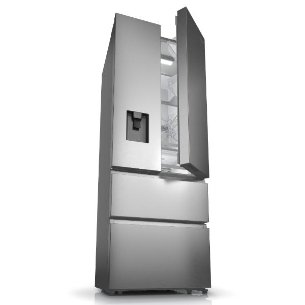 Hisense RF632N4WIE 70cm PureFlat French Door Fridge Freezer - 2m Height E Rated| Silver