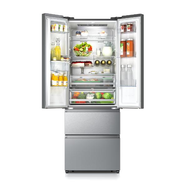 Hisense RF632N4WIE 70cm PureFlat French Door Fridge Freezer - 2m Height E Rated| Silver