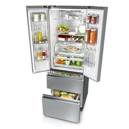 Hisense RF632N4WIE 70cm PureFlat French Door Fridge Freezer - 2m Height E Rated| Silver