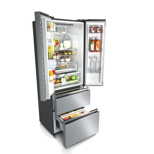 Hisense RF632N4WIE 70cm PureFlat French Door Fridge Freezer - 2m Height E Rated| Silver