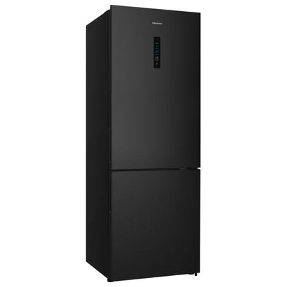 Hisense RB645N4BFE 70cm 495L 60/40 Frost Free Fridge Freezer - 2m Height E Rated| Black