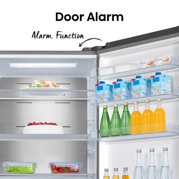 Hisense RB645N4BFE 70cm 495L 60/40 Frost Free Fridge Freezer - 2m Height E Rated| Black