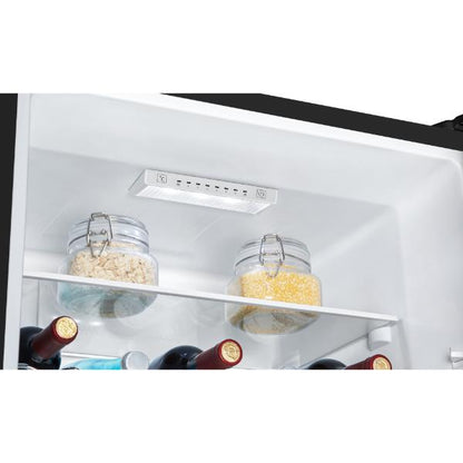 Hisense RB435N4WFE 60cm 336L 60/40 Frost Free Fridge Freezer - 2m Height E Rated | Black