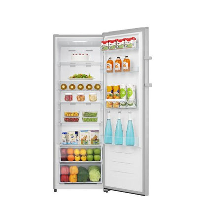 Hisense RL415N4ACE 60cm 322L Tall Larder Fridge E Rated| Silver