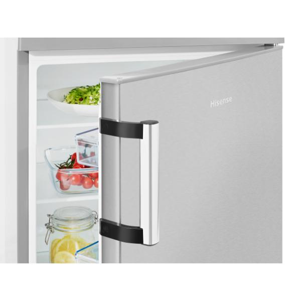 Hisense RL170D4BCE 56cm 133L Under Counter Fridge E Rated| Stainless Steel Look