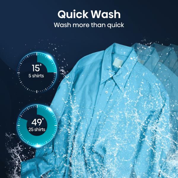 Hisense WF5S1245BB 12kg 1400 Spin Auto Dosing Washing Machine - A Rated | Black