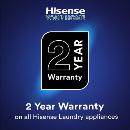 Hisense WF5S1245BB 12kg 1400 Spin Auto Dosing Washing Machine - A Rated | Black