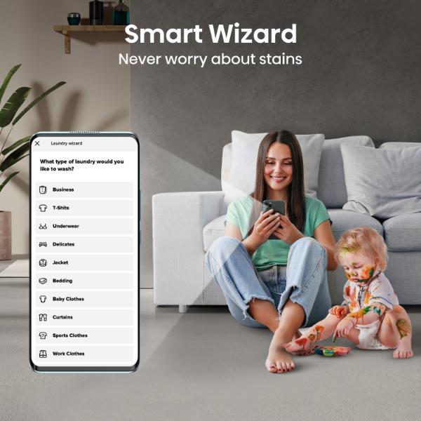 Hisense WF5S1045BW 10.5kg 1400 Spin  Auto Dosing Washing Machine - A Rated | White