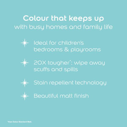 Dulux Easycare Washable &amp; Tough Disney Frozen Frosted Teal 1.25L