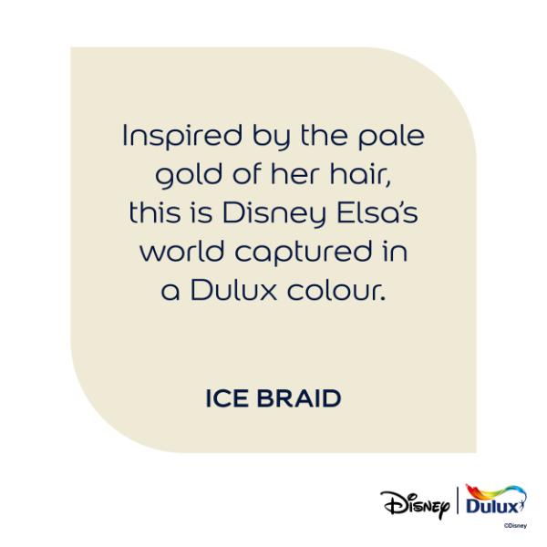 Dulux Easycare Washable &amp; Tough Disney Frozen Ice Braid 2.5L