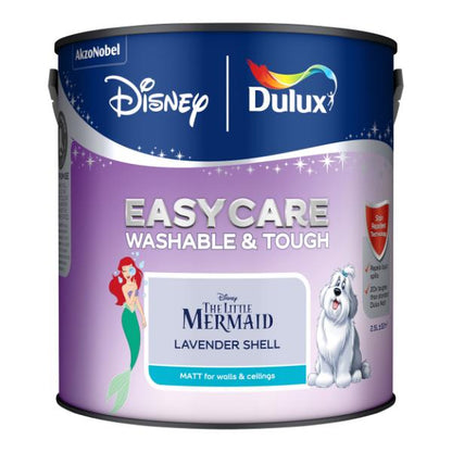 Dulux Easycare Washable &amp; Tough Disney The Little Mermaid Lavender Shell 2.5L