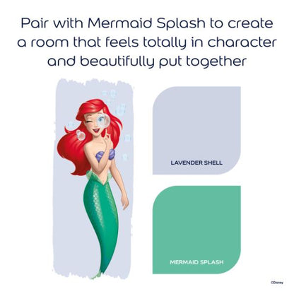 Dulux Easycare Washable &amp; Tough Disney The Little Mermaid Lavender Shell 2.5L