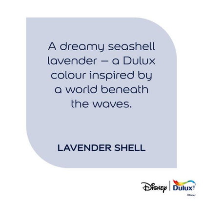 Dulux Easycare Washable &amp; Tough Disney The Little Mermaid Lavender Shell 2.5L