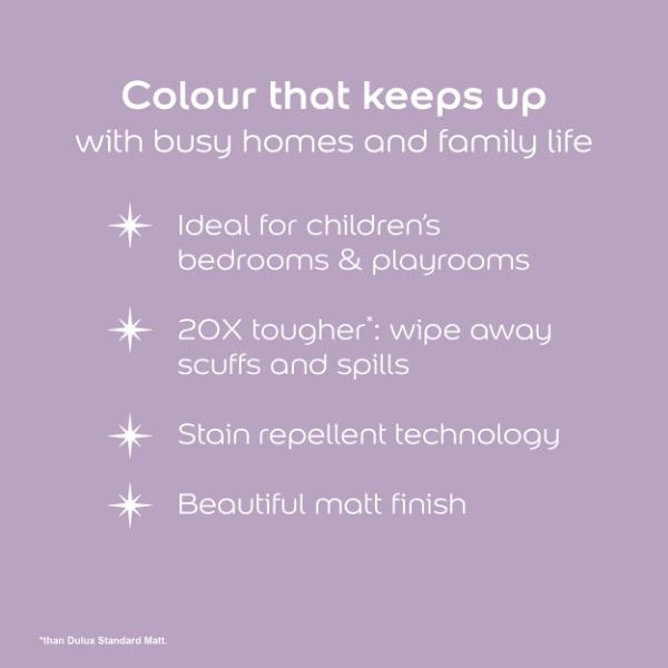 Dulux Easycare Washable &amp; Tough Disney Tangled Enchanted Dream 1.25L