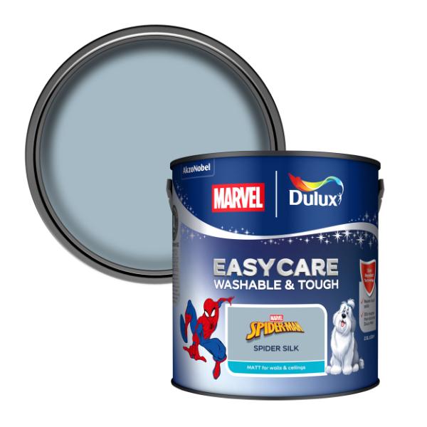 Dulux Easycare Washable &amp; Tough Marvel Avengers Spiderman Spider Silk 2.5L