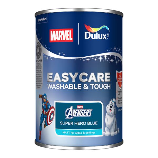 Dulux Easycare Washable &amp; Tough Marvel Avengers Super Hero Blue 1.25L
