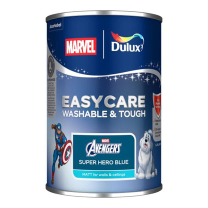 Dulux Easycare Washable &amp; Tough Marvel Avengers Super Hero Blue 1.25L