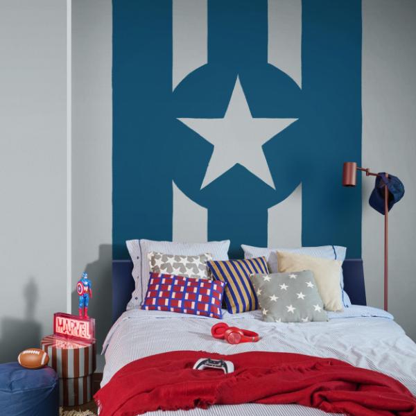 Dulux Easycare Washable &amp; Tough Marvel Avengers Super Hero Blue 1.25L