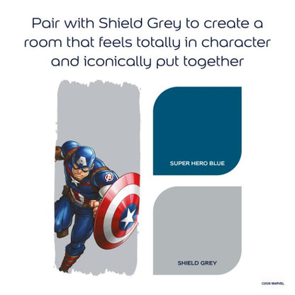 Dulux Easycare Washable &amp; Tough Marvel Avengers Super Hero Blue 1.25L